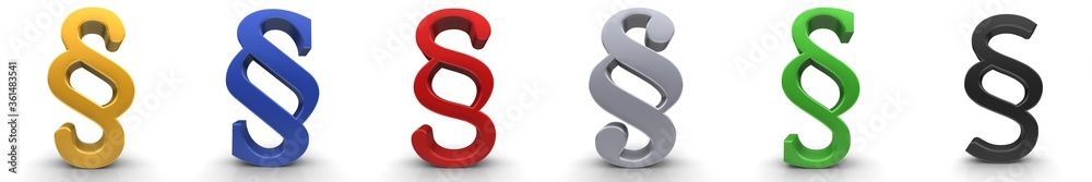 Paragraph article sign symbol 3d red yellow green blue silver black legal law justice icons Paragraph article sign symbol 3d red yellow green blue silver black legal law justice icons