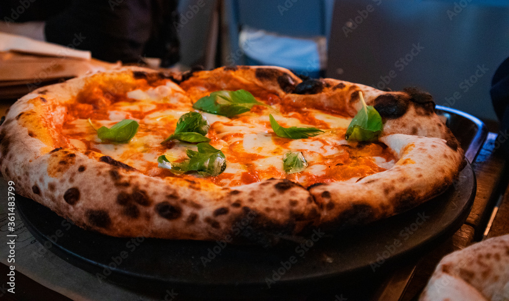 pizza on a plate pizza on a plate
