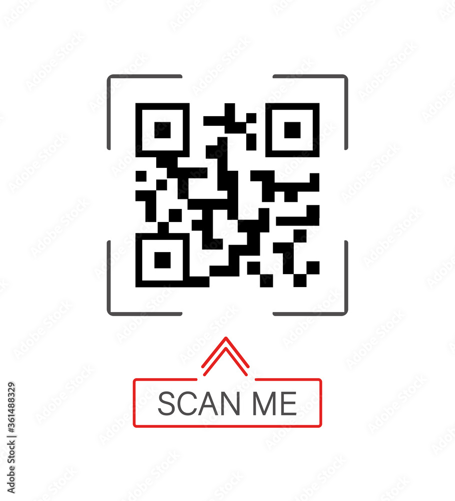 Scanning in flat style on white background. Flat vector infographic. Online payment. Telephone icon. Scanning in flat style on white background. Flat vector infographic. Online payment. Telephone icon.