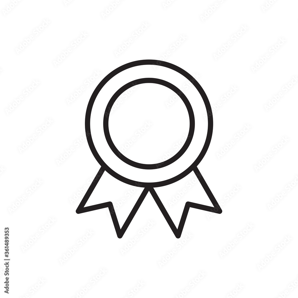 Medal icon vector. Badge sign Medal icon vector. Badge sign