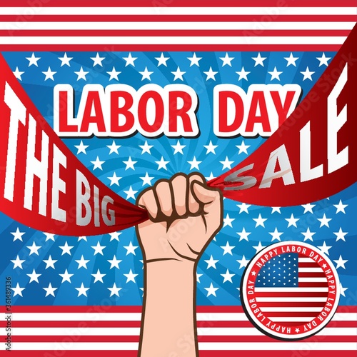 Labor day sale design