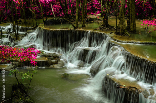 waterfall in the park