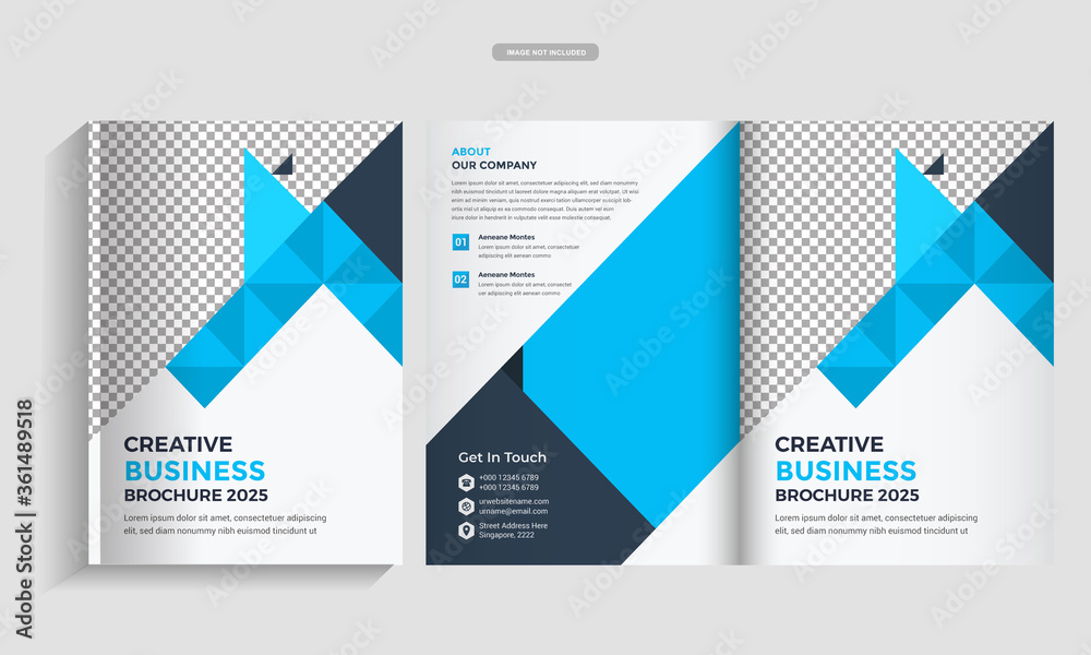 Creative business brochure template Premium Vector