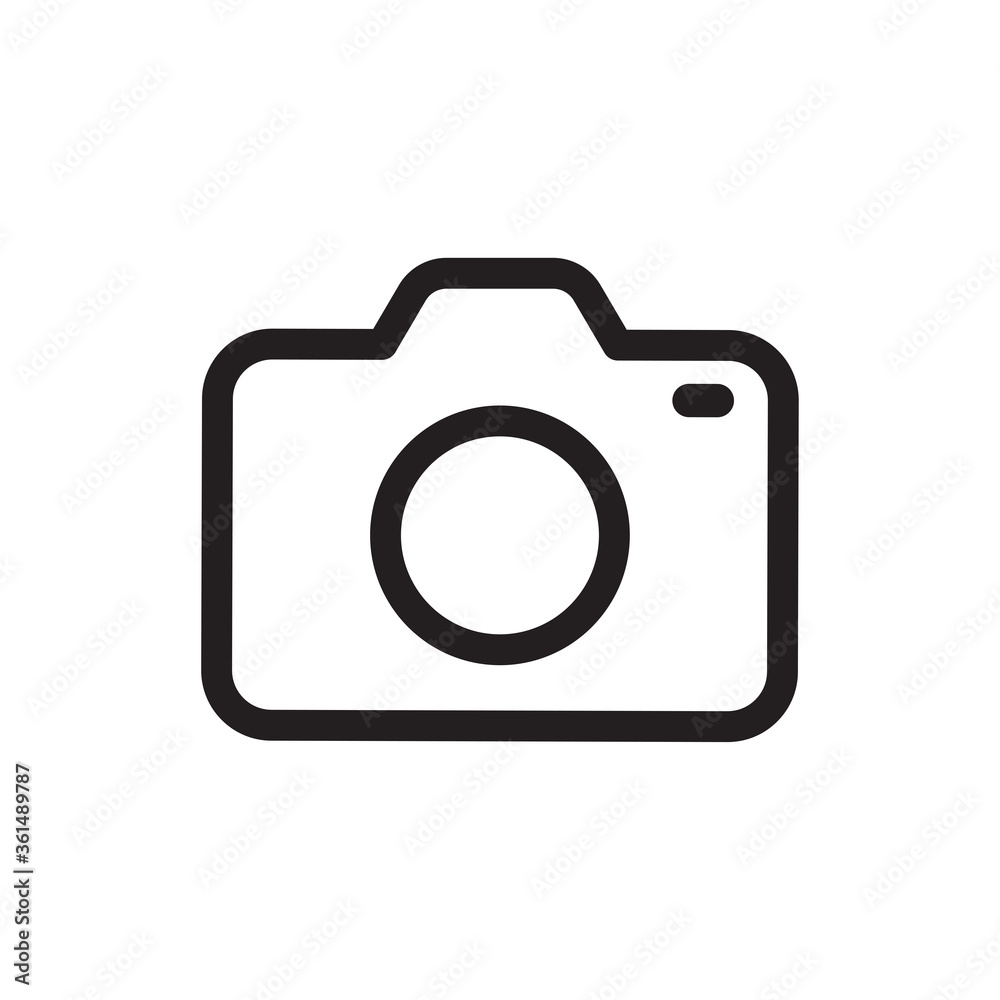 Photo camera icon vector. Photography sign Photo camera icon vector. Photography sign