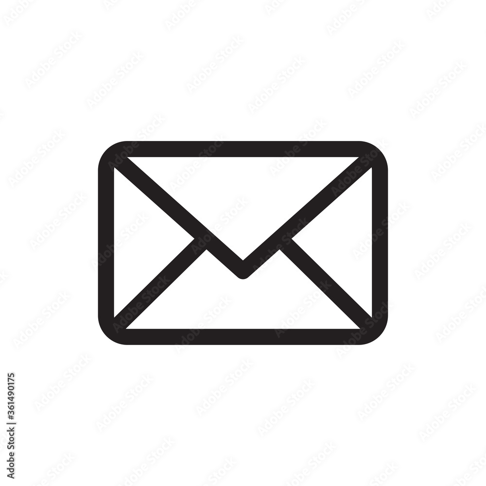 Mail icon vector. Email sign Векторный объект Stock | Adobe Stock