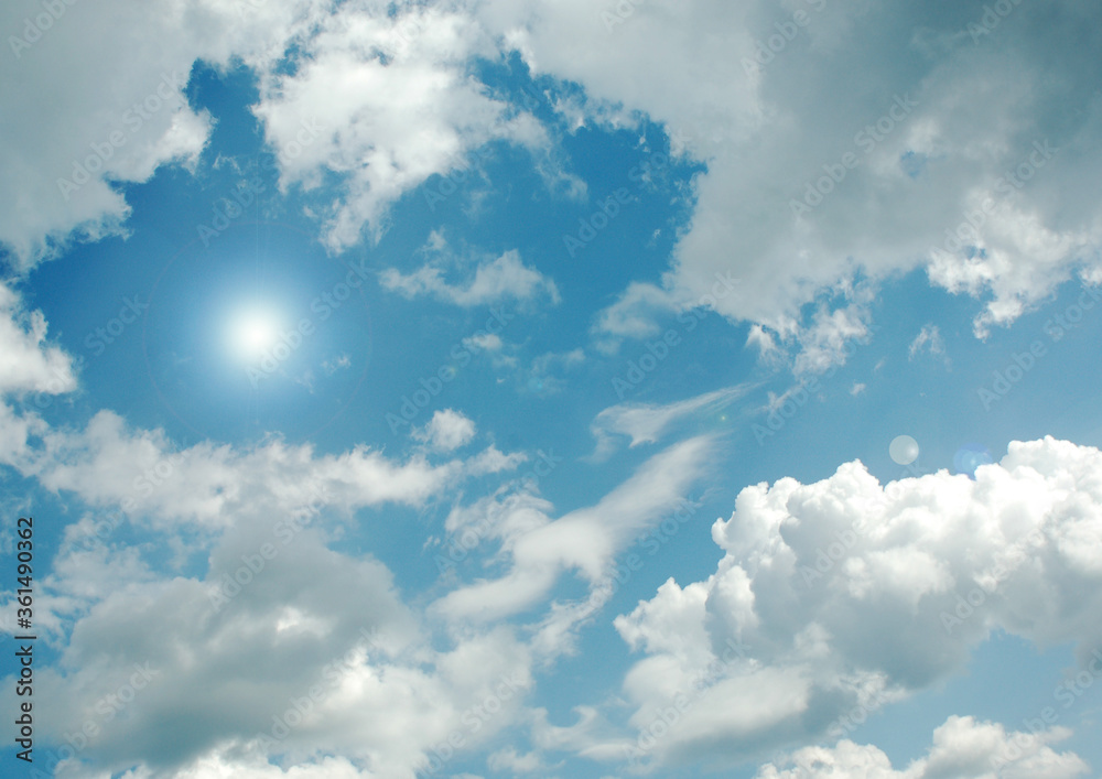 Cloudy sky background Cloudy sky background