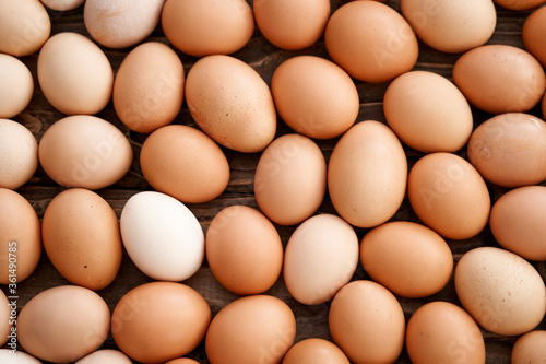 Fresh country eggs. Natural food, environmentally friendly products.
