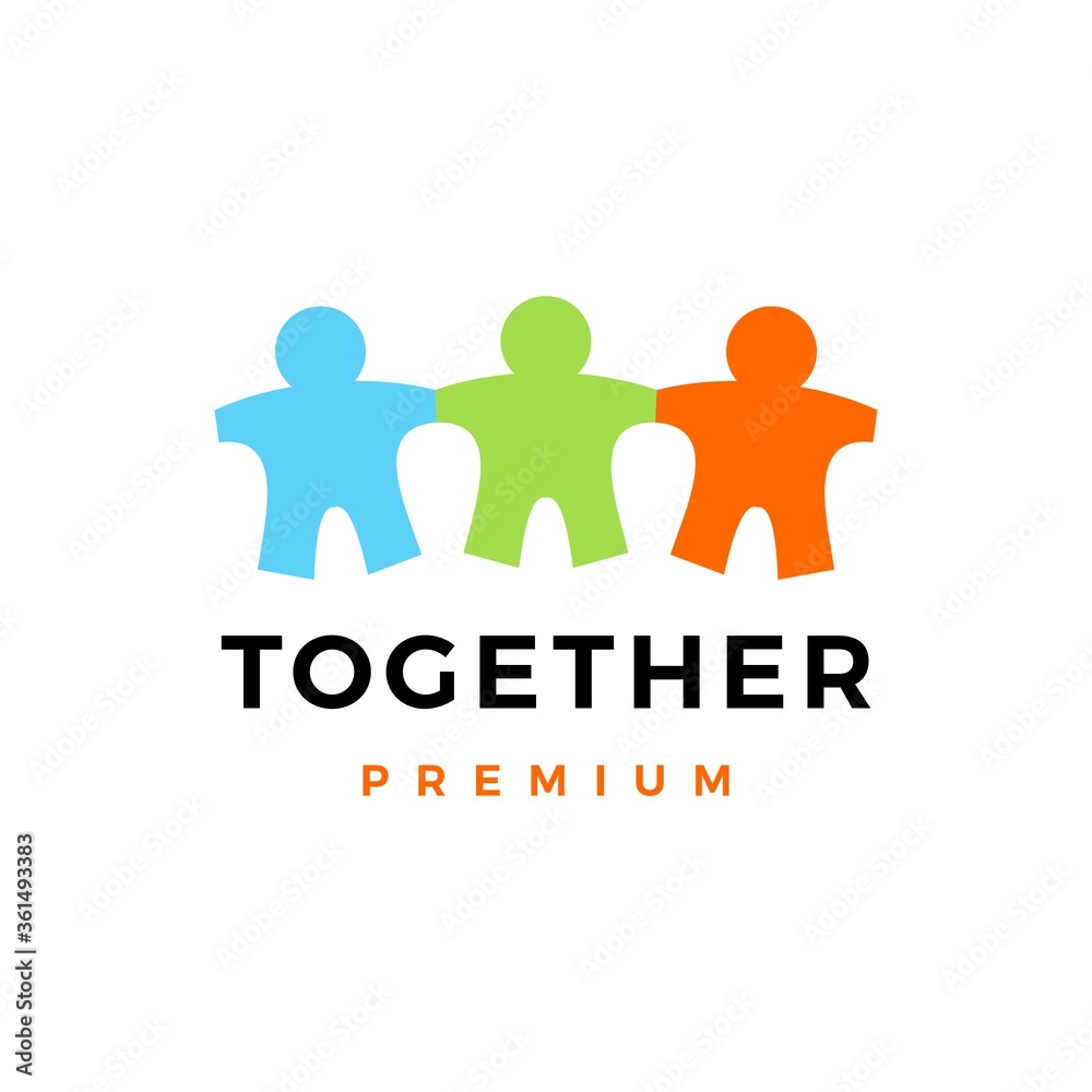 people family together human paper kids logo vector icon illustration Stock Vector | Adobe Stock people family together human paper kids logo vector icon illustration Stock Vector | Adobe Stock