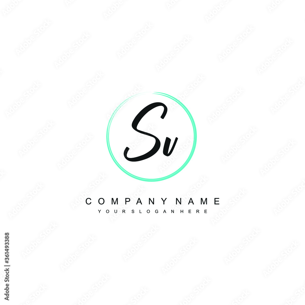 SV initials signature logo. Handwriting logo vector templates. Hand drawn Calligraphy lettering Vector illustration.
SV initials signature logo. Handwriting logo vector templates. Hand drawn Calligraphy lettering Vector illustration.
