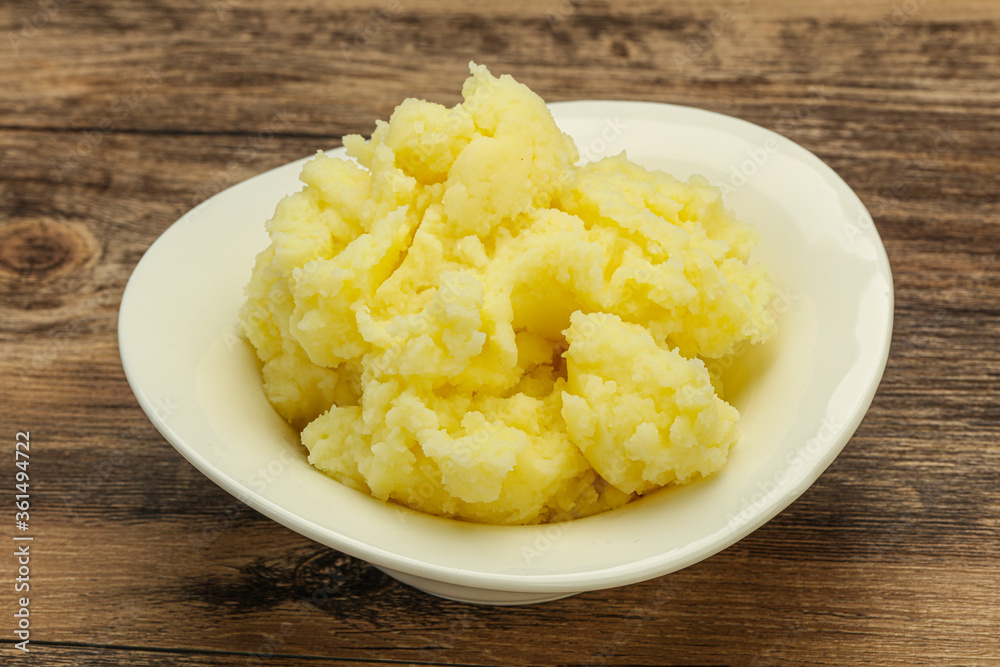 Mashed potato in the bowl Mashed potato in the bowl
