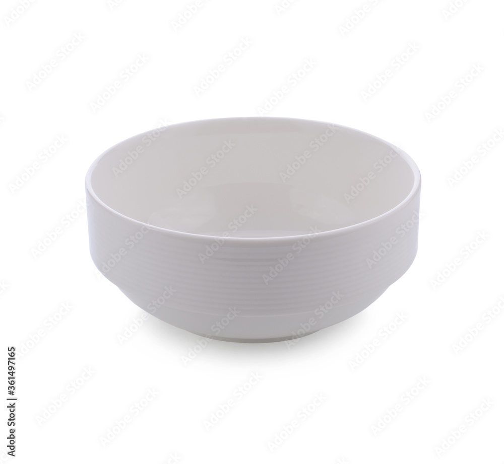 paper bowl isolated on white background paper bowl isolated on white background