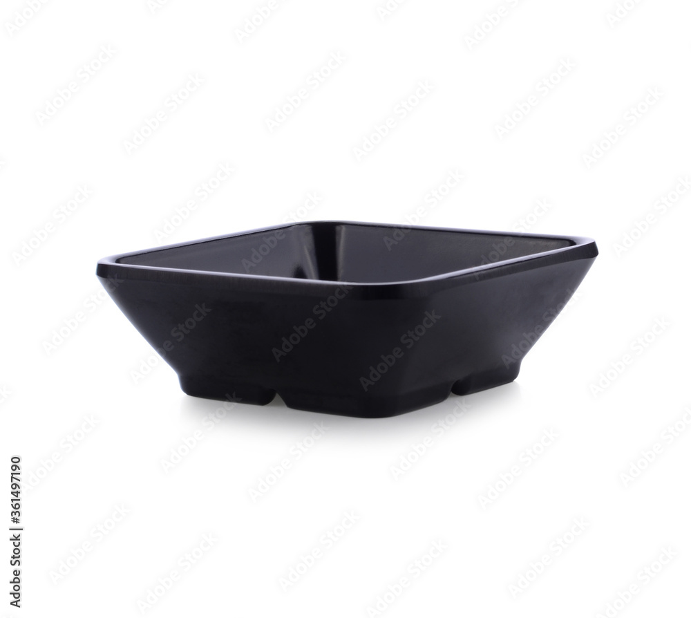 black bowl on white background black bowl on white background