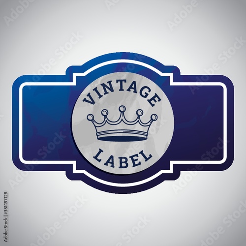 Vintage label