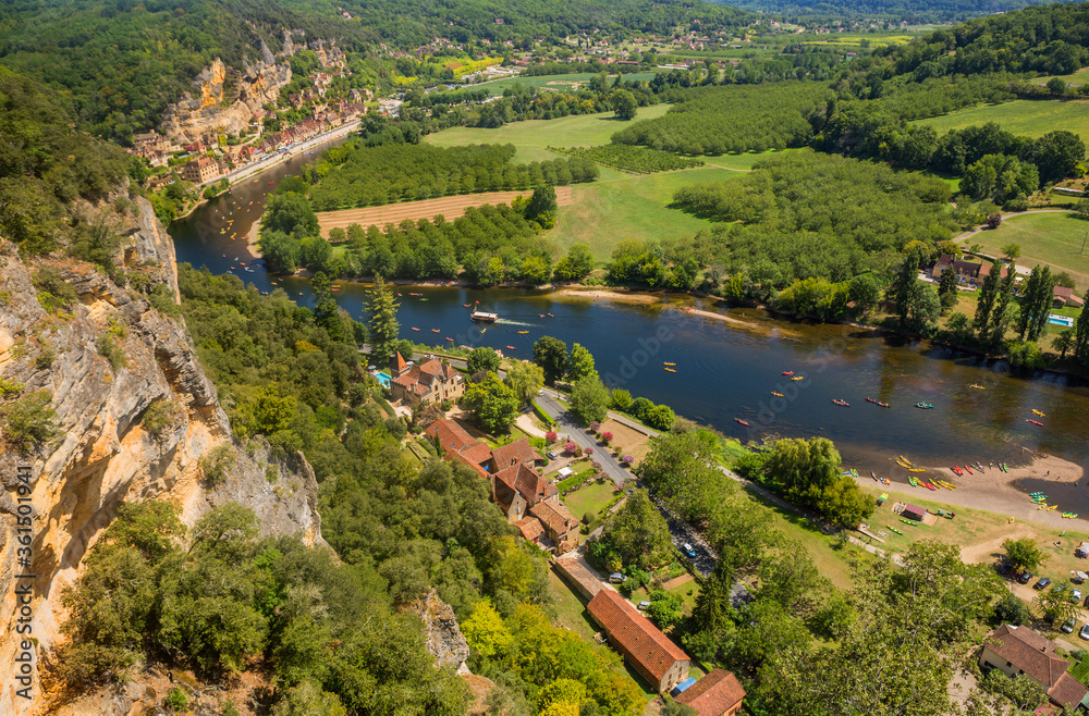 Naklejka premium La Roque-Gageac, Dordogne