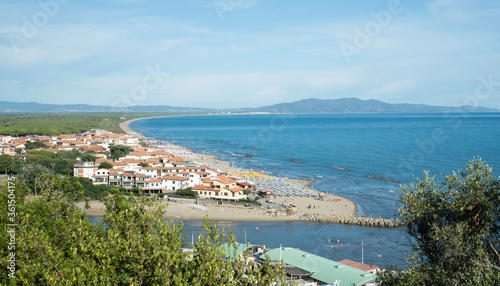 Castiglione della Pescaia, Tuscany, view from above photo