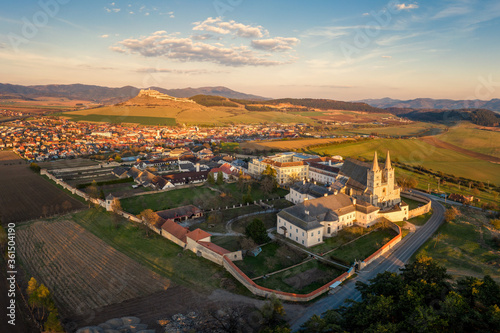 the town of Spisska Kapitula under Spis Castle photo