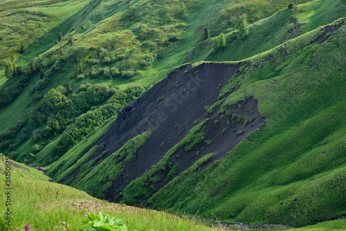 Eroded landscape