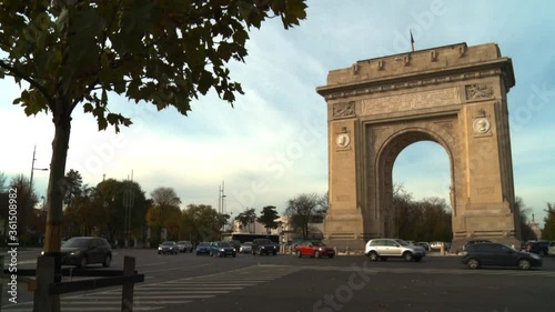 The Arch De Triumf in Bucharest, Romania