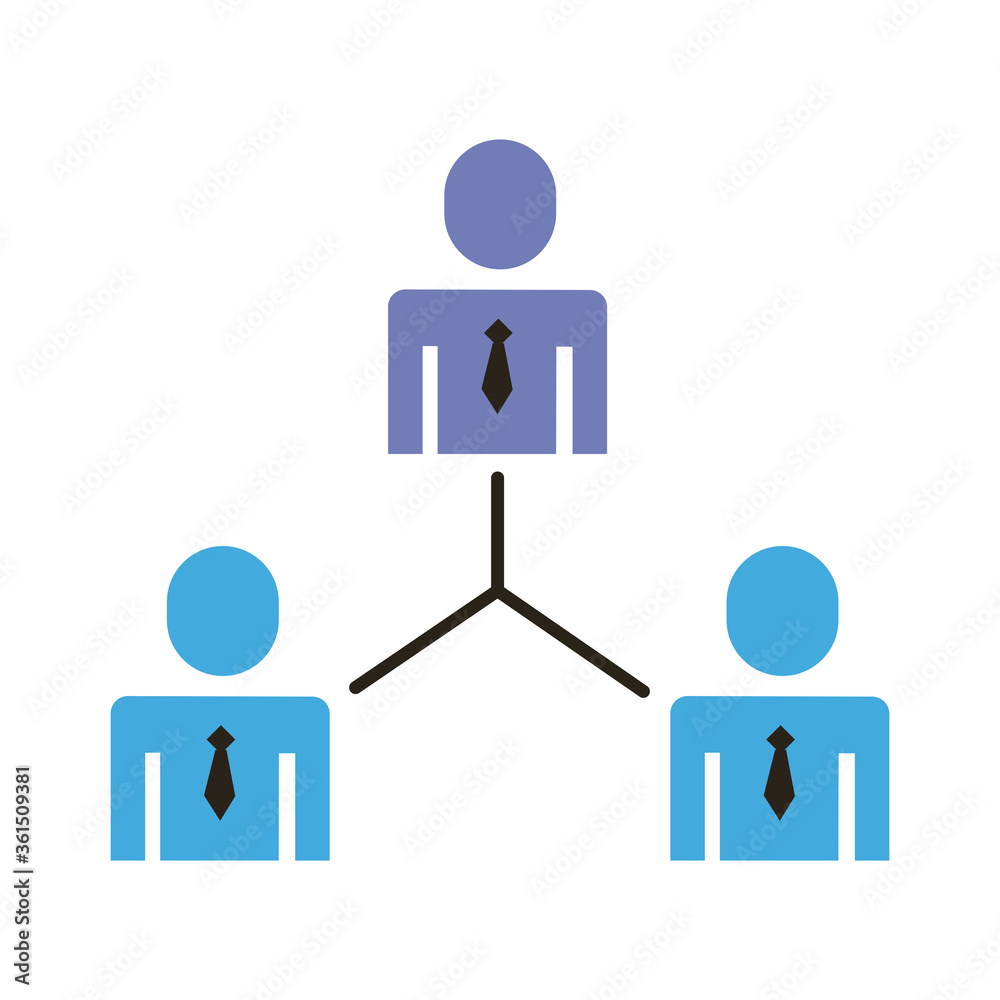 businessmen teamwork figures network flat style icon businessmen teamwork figures network flat style icon