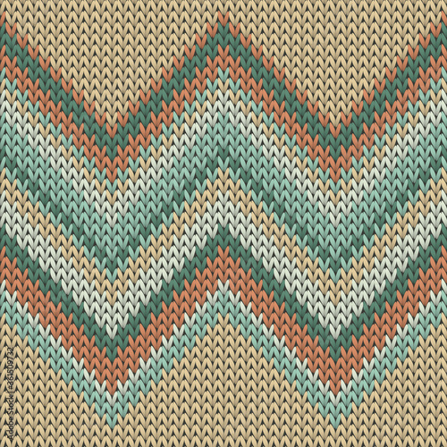 Fairisle zig zal lines christmas knit geometric 
