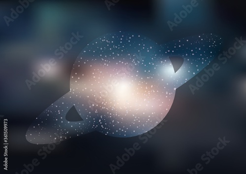 Double exposure of uranus