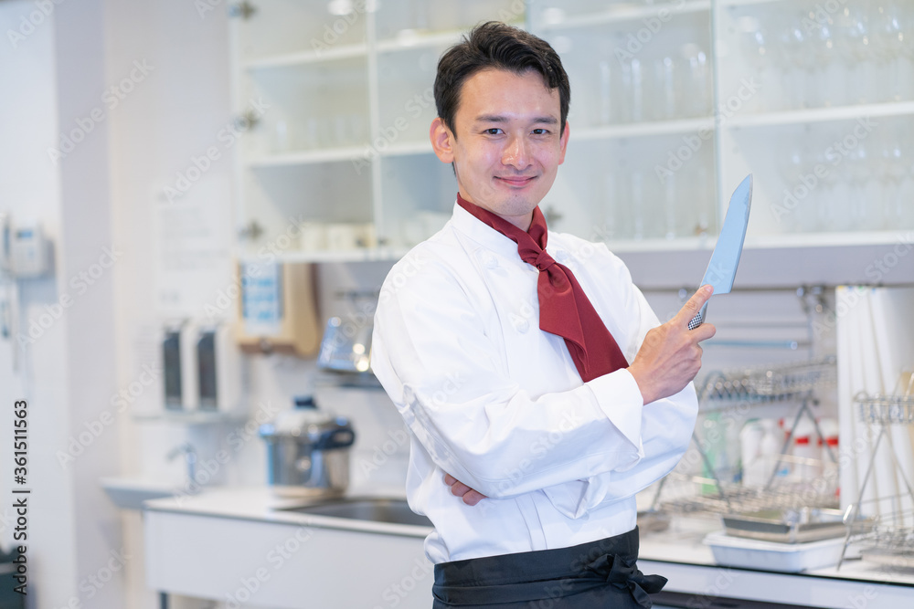 料理人 日本人 ポートレート 料理人 日本人 ポートレート