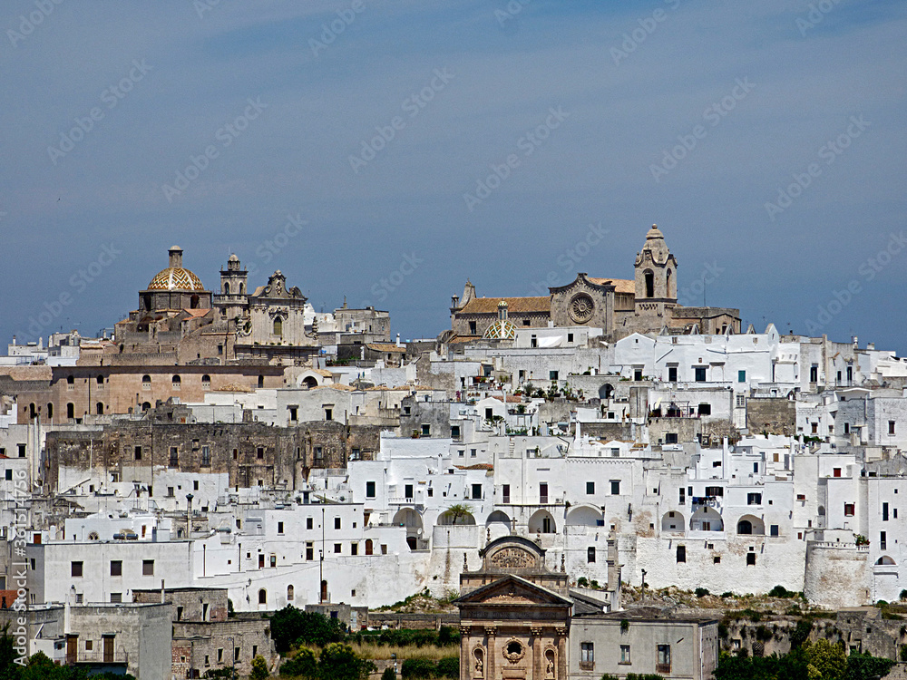 Italy, Apulia, Brindisi, Ostuni the white city of Salento