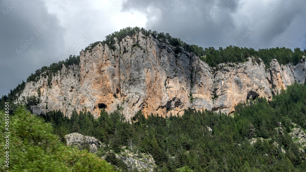 Paysage de montagne des Alpes dans le Parc du Mercantour - Alps mountain landscape in the Mercantour Park