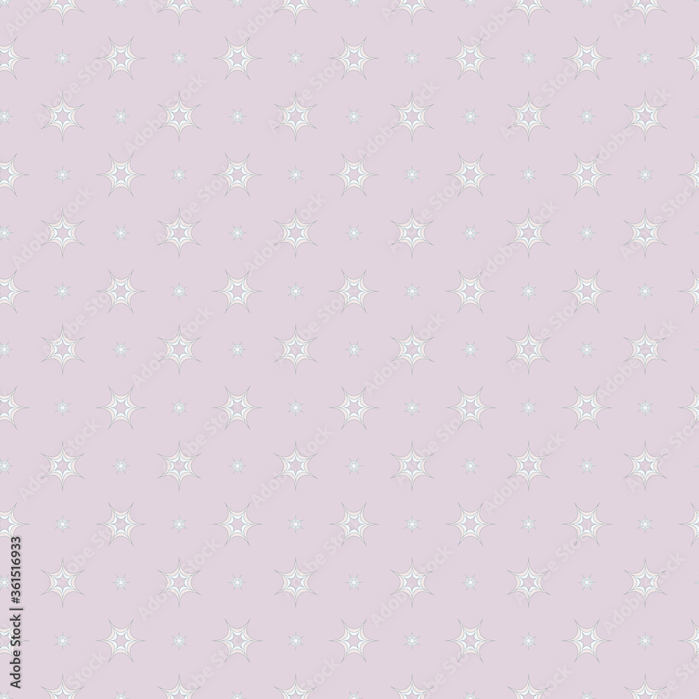 Seamless geometric pattern with abstract shapes in soft muted gently tones.