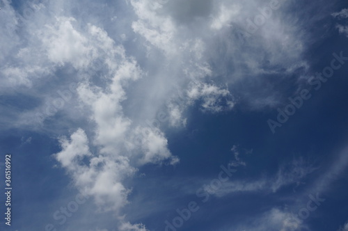 beautiful blue sky whith clouds © AnnaOrl