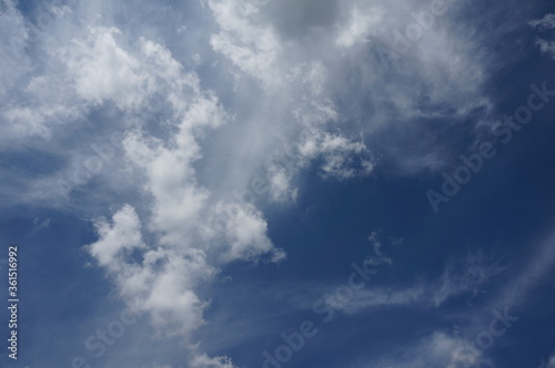 beautiful blue sky whith clouds