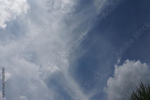 beautiful blue sky whith clouds