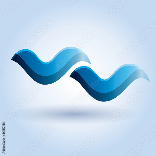 Abstract droplet icon