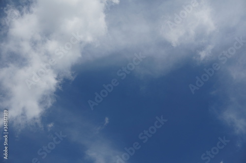 beautiful blue sky whith clouds