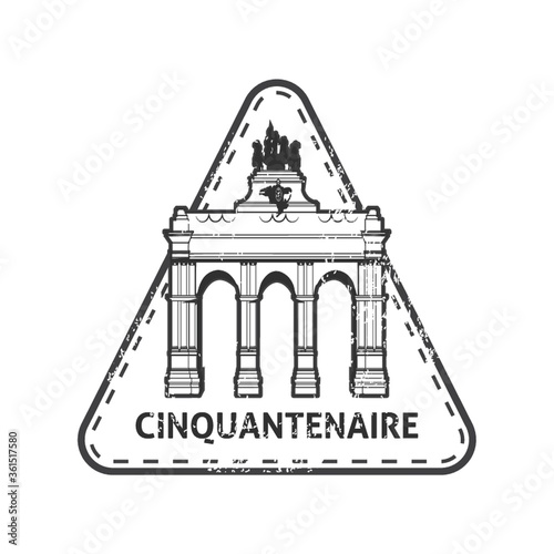 Cinquantenaire stamp