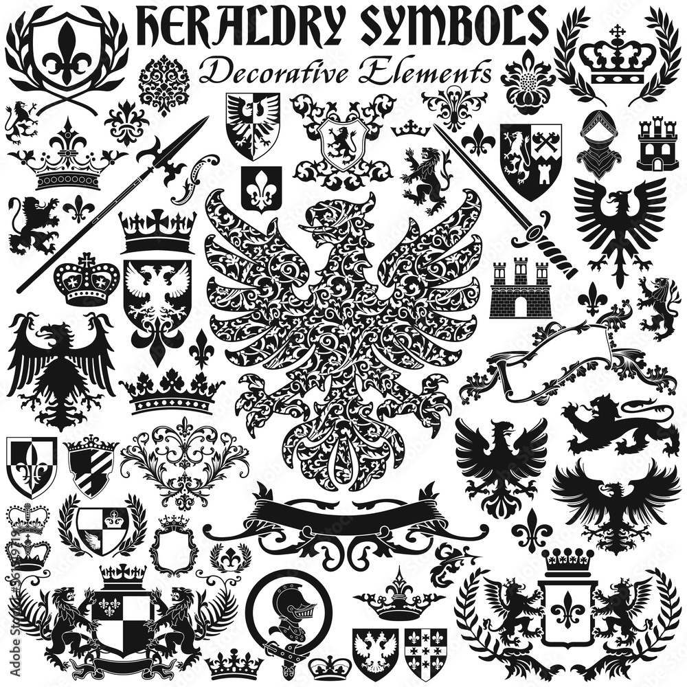 royal symbols vector