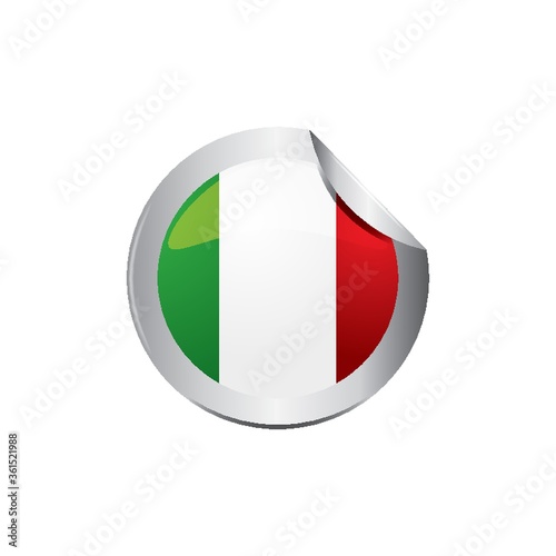 Italy flag sticker Free Download Italy flag sticker - GFXLoad