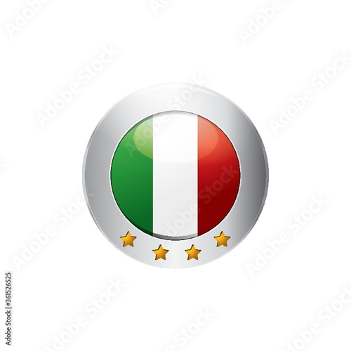 Free Download Italy flag button - GFXLoad