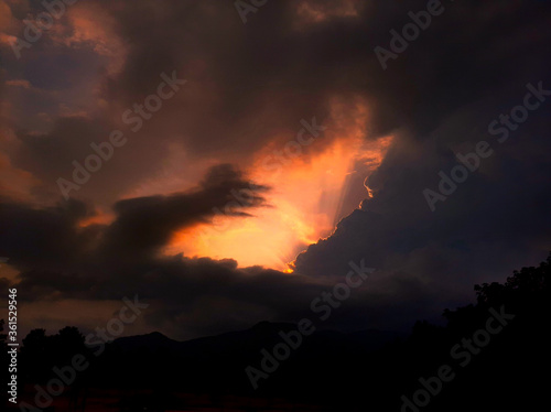 fire in the sky © shahid