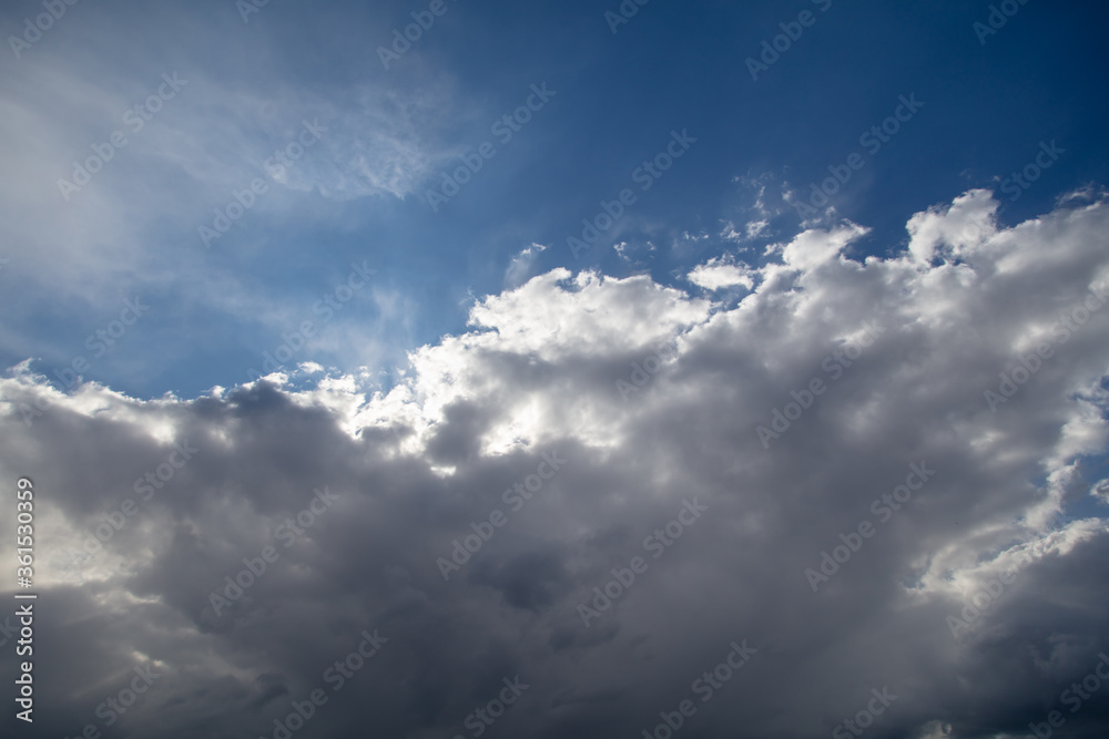 Clouds on the sky as a background.