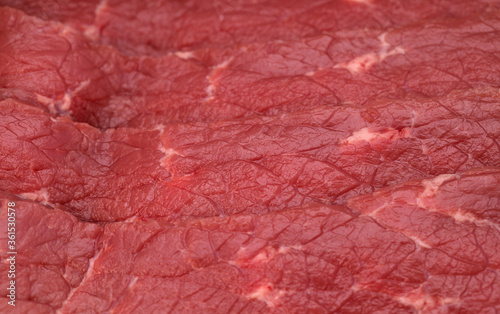 Sliced beef food close-up background