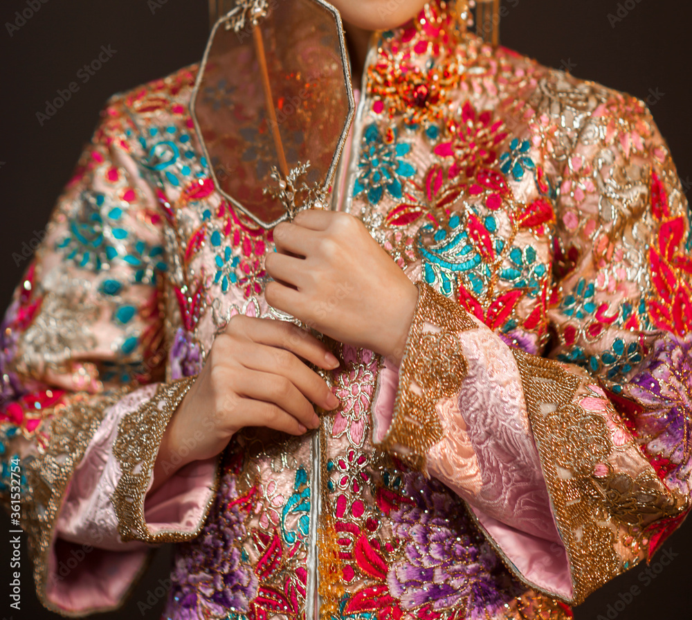 Asian girl in ancient dress