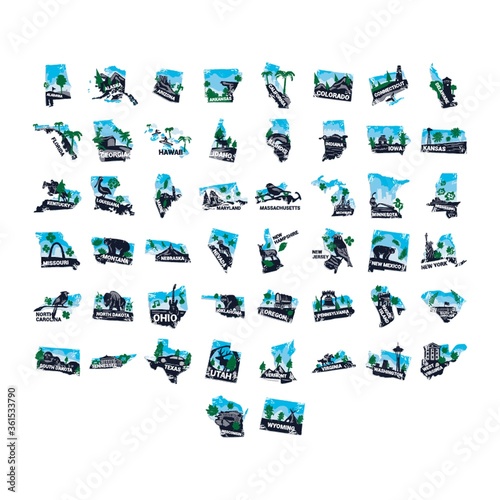 Fifty state of USA