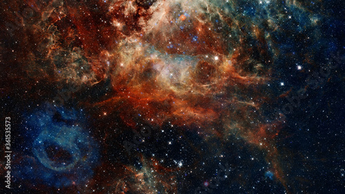 Fototapeta Naklejka Na Ścianę i Meble -  Outer space background. Elements of this image furnished by NASA