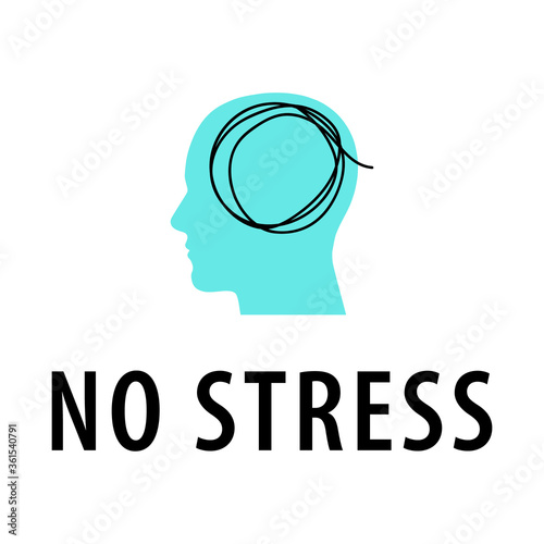 Psychotherapy, stress, depression abstract logo, concept icon. Glitch. Tangled and tangled tangle. Freehand doodles circles. Problem solving metaphor, difficult situation, chaos and disorder. Vector.