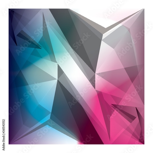 Abstract faceted background