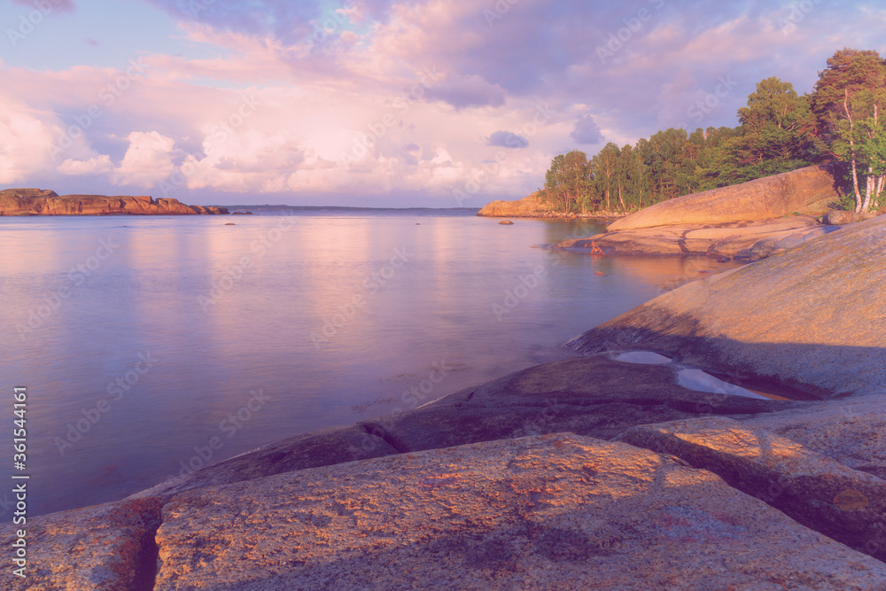 Półwyspep Osteroya w Sandefjord, widok na fjord