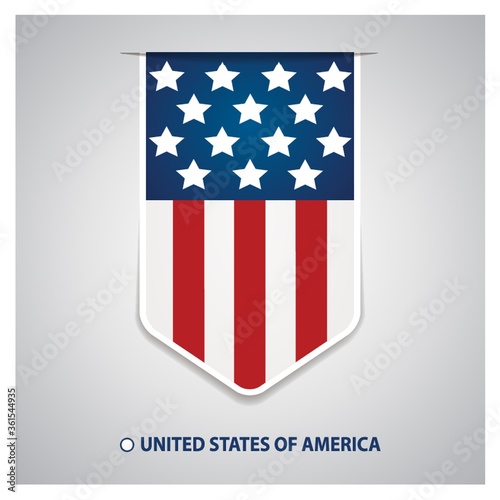 Usa hanging pennants