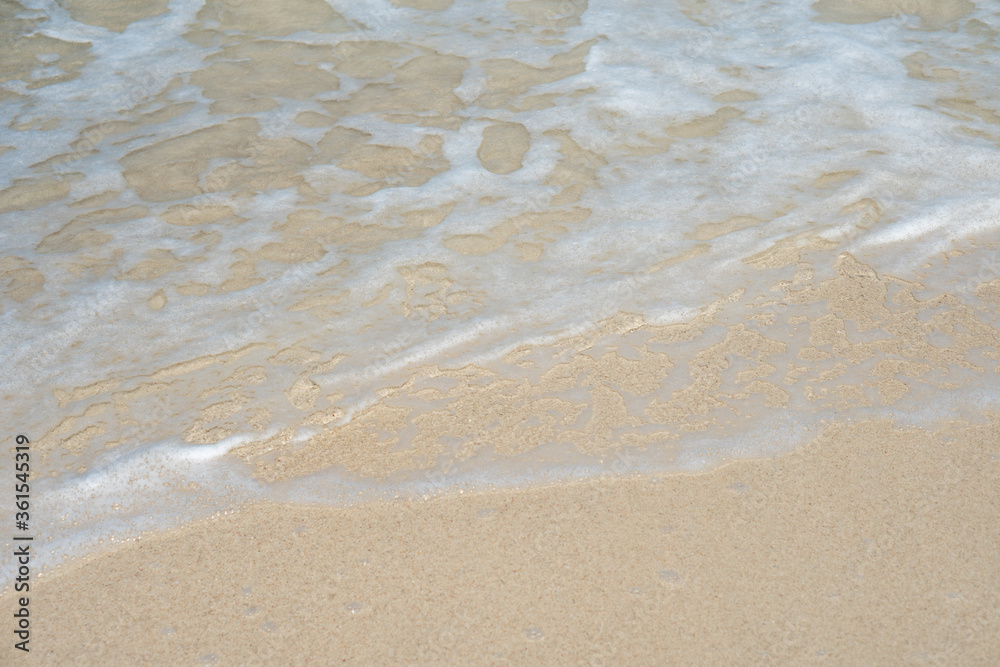 Backgrounds of quiet clear clean water sea white sand beach in summer holiday in Thailand Backgrounds of quiet clear clean water sea white sand beach in summer holiday in Thailand