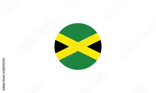 Jamaica flag circle national vector illustration Free Download Jamaica flag circle national vector illustration - GFXLoad